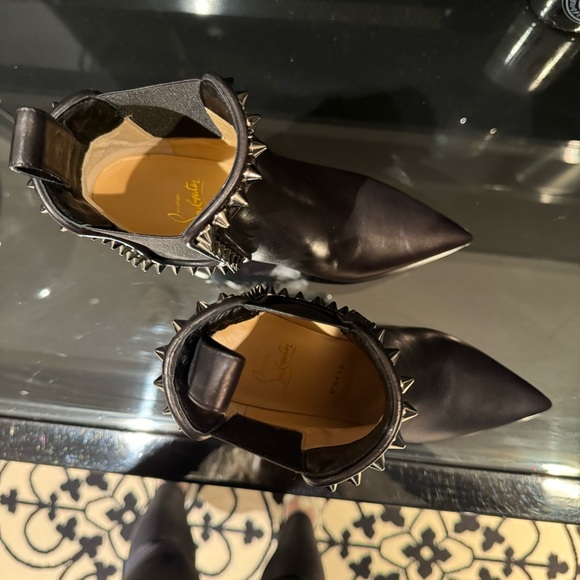 Christian Louboutin - Capaboot 85mm Spiked Napa Stiletto Ankle Boot - Picture 14 of 16